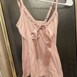 Elegant Pink Women's Pajama Top